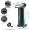 Automatic Soap Dispenser 16.9OZ Anti-slip Sensor Refillable Hand Gel Desktop Dispenser 2 Drop Volume Adjustment