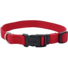 Coastal Pet New Earth Soy Adjustable Dog Collar Cranberry (Option: 68''L x 3/8"W)