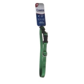 Tuff Collar Nylon Adjustable Collar (Option: Hunter Green  8"12" Long x 3/8" Wide)