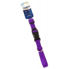 Tuff Collar Nylon Adjustable Collar (Option: Purple  10"14" Long x 5/8" Wide)