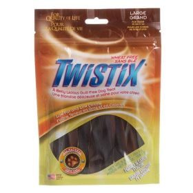 Twistix Wheat Free Dog Treats (Option: Peanut Butter & Carob Flavor  Large  For Dogs 30 lbs & Up  (5.5 oz))