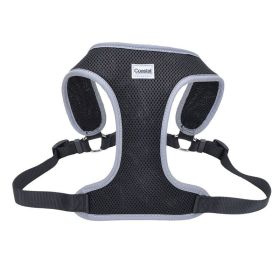 Coastal Pet Comfort Soft Reflective Wrap Adjustable Dog Harness (Option: Black  Large 2836" Girth  (1" Straps))